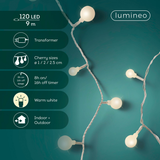Guirlande LED Lampes Cerise Fixe Extérieur | Fleux | 12