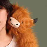Peluche Podcoll Vache Highland 50cm | Fleux | 7