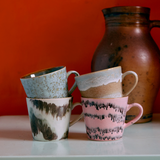 Set de 4 mugs cappucino 70s Dada | Fleux | 7