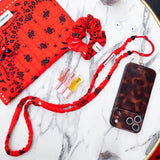Sangle de Téléphone Billie - Bandana Rouge | Fleux | 5
