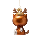 Ornement Verre Hello Kitty in Reindeer Suit | Fleux | 7