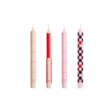 Set de 4 Bougies - Pattern | Fleux | 4