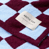 Plaid Recyclé Teddy - Carreaux Bleus | Fleux | 9