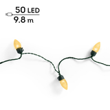 Guirlande LED Lampes Vintage XL 8 Fonctions Effet Clignotant Extérieur | Fleux | 12