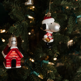 Ornement Verre Snoopy/Peanuts Laying on Doghouse | Fleux | 12