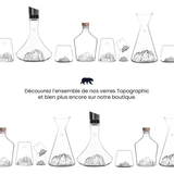 Carafe à spiritueux Topographique Mont Blanc | Fleux | 13
