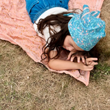 Foulard Kid Cagliari Rose | Fleux | 9