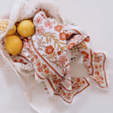 Foulard Delhi Kid Brique | Fleux | 8