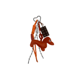 Porte-clés et bijou de sac - Chien Orange | Fleux | 2