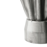 Vase HDFlood Fini Argent Brossé 33 x 23 cm | Fleux | 7