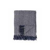 Plaid Herringbone Coton recyclé - Bleu | Fleux | 3