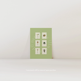 Affiche A3 Sips & Snacks - Green | Fleux | 5
