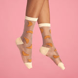 Chaussettes Transparentes Croissant | Fleux | 6