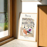 Affiche Laura Page - Morning in Paris | Fleux | 4