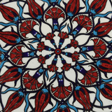 Ceramic Trivet - Red and White | Fleux | 3