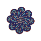 Dessous de Plat en céramique - Bleu foncé et Violet | Fleux | 2