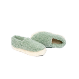 Furry slippers - Green | Fleux | 2