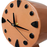 Horloge Rétro en céramique - h 20,8 cm - Pêche | Fleux | 13
