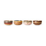 Lot de 4 Bols à Dessert Harbour 70s - ø 12,5 cm | Fleux | 7