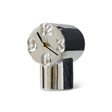 Horloge Rétro en céramique - h 17,5 cm - Chrome | Fleux | 5