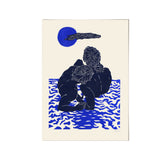 Maliv Blue Moon II Poster | Fleux | 4