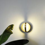 Plus Ip44 Aluminum Wall Light - ø 18 cm - Travertine Stone | Fleux | 3