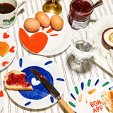 Heart Plate - Blue | Fleux | 4