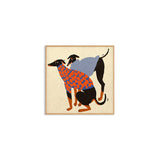Affiche Enikő Eged - Autumn Doggos - 50 x 50 cm | Fleux | 2