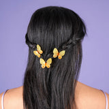 Barrette Papillon - Jaune | Fleux | 10