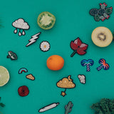 Broche Nuage et Pluie | Fleux | 7