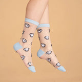 Chaussettes Transparentes Café | Fleux | 8