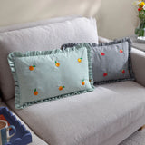 Coussin Les fruités brodé Oranges - 30 x 50 cm | Fleux | 7