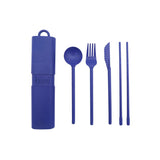 Kit de couverts réutilisables et nomades en matière biosourcée | Fleux | 25