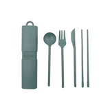 Kit de couverts réutilisables et nomades en matière biosourcée | Fleux | 37