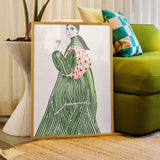 The Green Coat Pear Poster | Fleux | 5