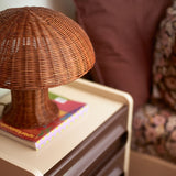 Lampe De Table Rotin - Ø 34 cm x 30 cm | Fleux | 36