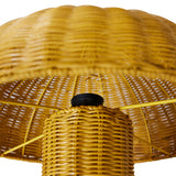 Lampe De Table Rotin - Ø 34 cm x 30 cm | Fleux | 43