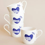 Mug Coeur Je t'aime - Bleu | Fleux | 5