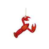 Red Lobster Glass Ornament | Fleux | 7