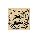 Poster Enik? Eged - Papercut Horses - 50 x 50 cm | Fleux | 4