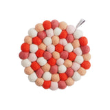 Round wool trivet | Fleux | 10