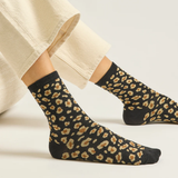 Box of 7 Leopard Sequin Socks | Fleux | 6