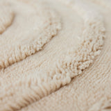 Tapis rond - Crème | Fleux | 4