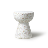 Terrazzo Side Table - White | Fleux | 4