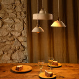 Ursule Suspension in Chamotte Stoneware - Ivory | Fleux | 9