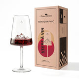 Coffret Verre à vin topographic Everest | Fleux | 6