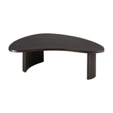 Table basse Boomerang en acajou L 125 x l 75 - Marron | Fleux | 2
