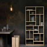 Bibliothèque M en chêne - h 219 cm | Fleux | 5