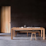 Table à rallonge Slice en chêne - 160/240 cm | Fleux | 3