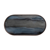 Plateau en verre Graphite - Organic Glass Oblong - L 71 cm | Fleux | 3
